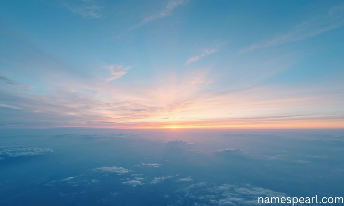 Names That Mean Sky in a beautiful open sky scene