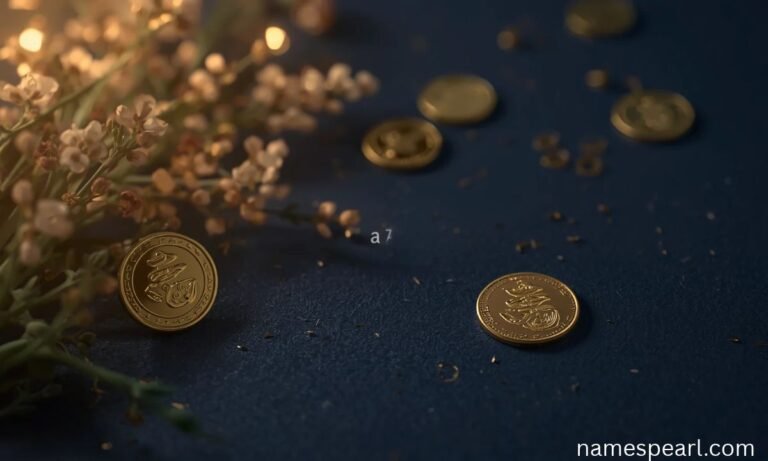 Names that mean money, wealth, fortune, and prosperity with elegant gold-inspired imagery