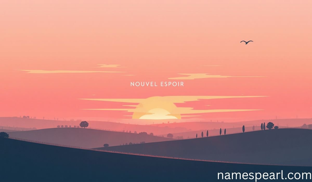 Sunrise over rolling hills illustrating girl names that symbolize hope and new beginnings