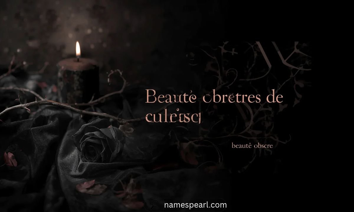  Dark angel names inspired by gothic beauty, black roses, shadows, and graceful mystery
