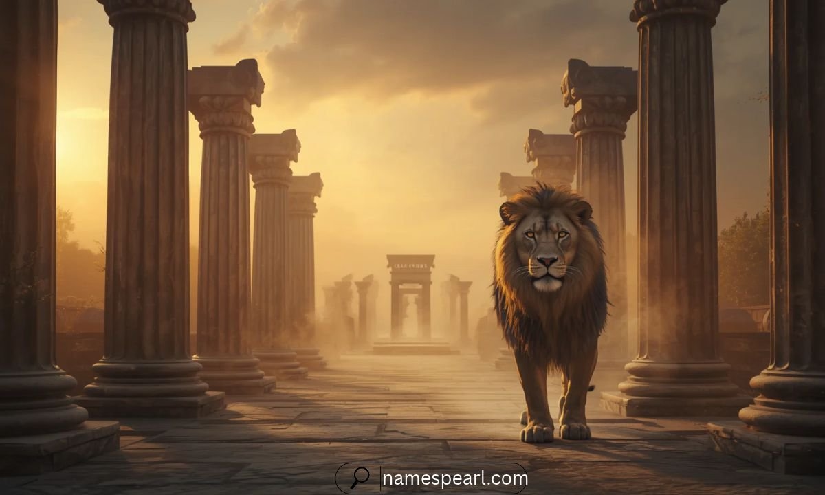  Names that mean lion inspired by mythological lions, royalty, strength, and ancient legends