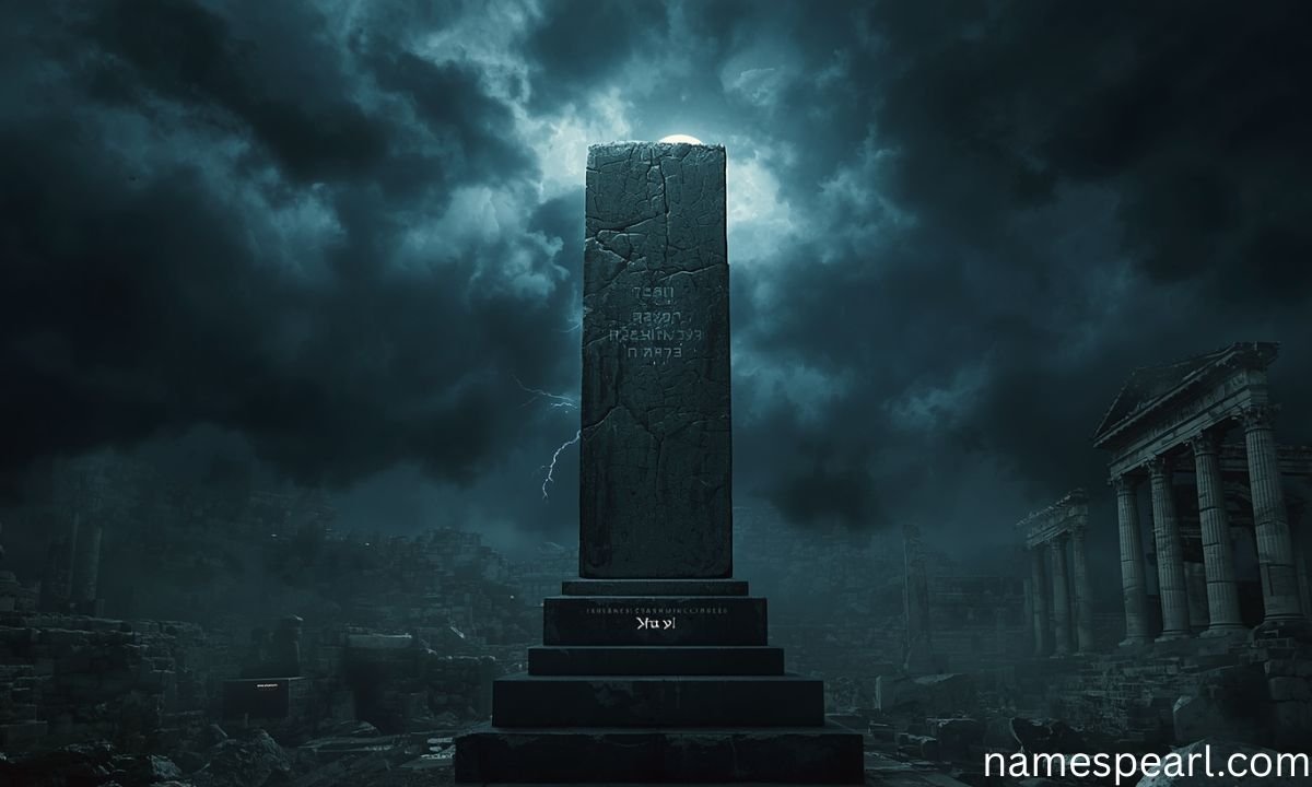 Names that mean fear inspired by mythological legends, ancient ruins, and dark shadows