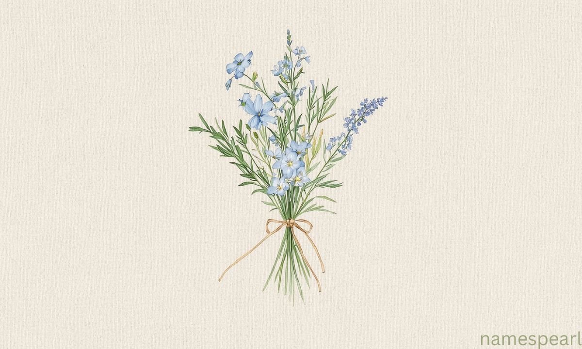 Rosemary and forget-me-nots for nature-inspired names that mean faithful