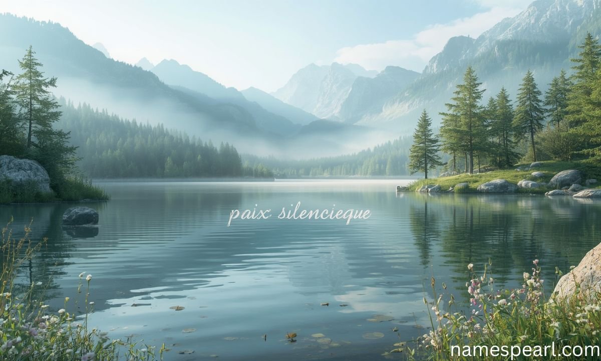  Names that mean mute inspired by nature, peace, stillness, and quiet beauty